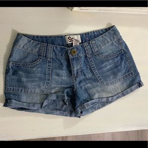 SO jean shorts